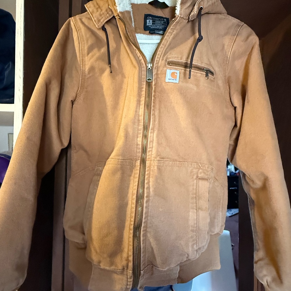 Carhartt Tan Hooded Performance Jacket - Picture 4 of 4
